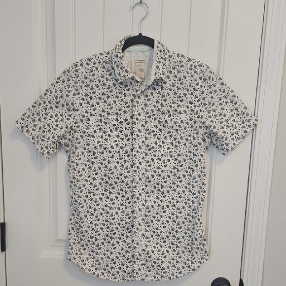 Alexander Julian Other - Alexander Julian Black and White Floral Men's Shirt